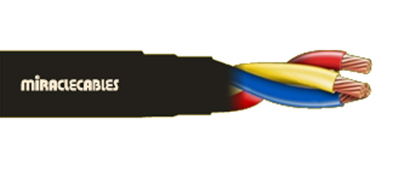 Copper conductor, PVC Insulated and Sheathed Armoured 1100 V as per IS 1554-1-1988