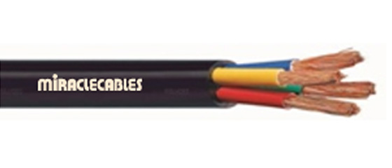 Copper conductor, XLPE Insulated and PVC Sheathed Unarmoured 1100 V as per IS 7098-1