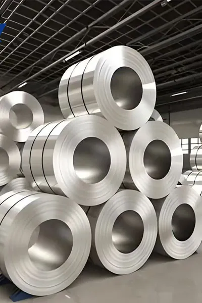 Stainless steel and nickel-alloy coils